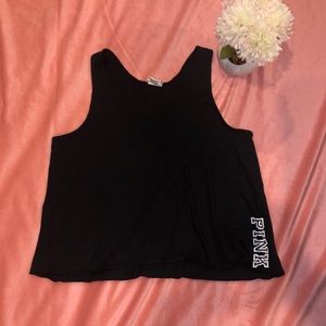 PINK black tank